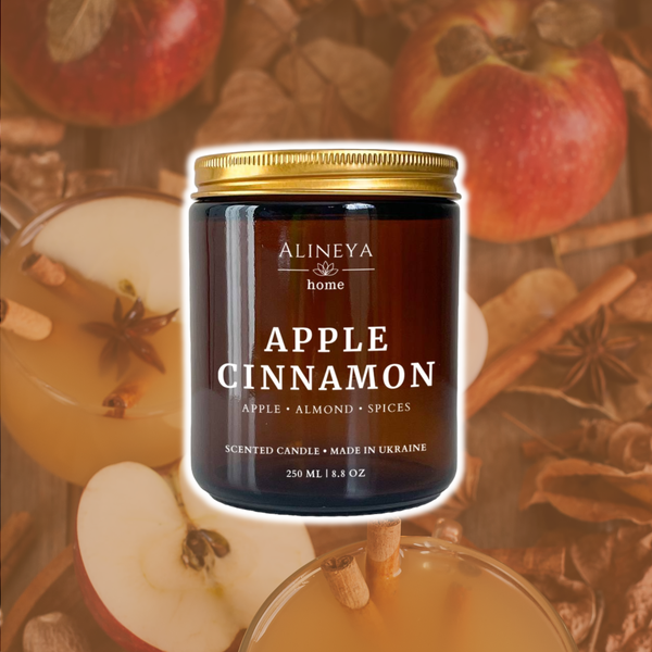 Свеча Apple cinnamon [Яблоко и корица] apple-cinnamon-candle-100 фото