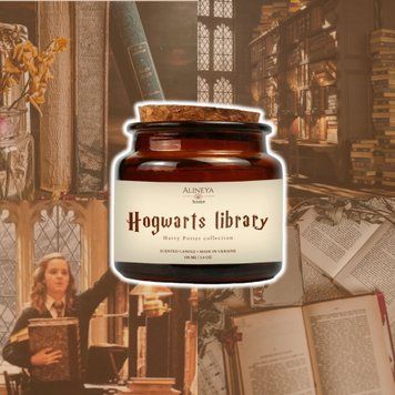 Cвічка Hogwarts library (натхненно магічним Всесвітом) hogwarts-library-candle-100 фото