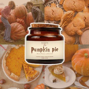 Cвічка Pumpkin pie (натхненно магічним Всесвітом) pumpkin-pie-candle-100 фото