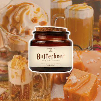 Cвічка Butterbeer (натхненно магічним Всесвітом) butterbeer-candle-100 фото