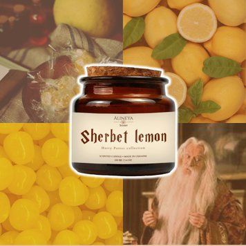 Cвічка Sherbet lemon (натхненно магічним Всесвітом) sherbet-lemon-candle-100 фото