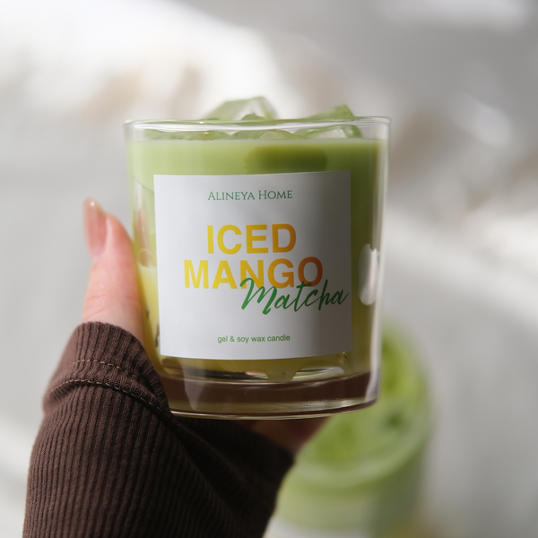 Свічка Iced Mango Matcha [Холодна матча з манго], 200 мл matcha-mango-candle-200 фото