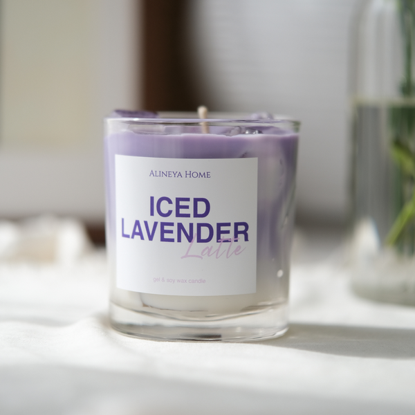 Свічка Iced Lavender Latte [Холодне лавандове латте], 200 мл lavender-latte-candle-200 фото