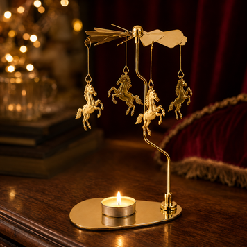 Підставка-карусель для свічок "Коники" candlestick-carousel-horses фото